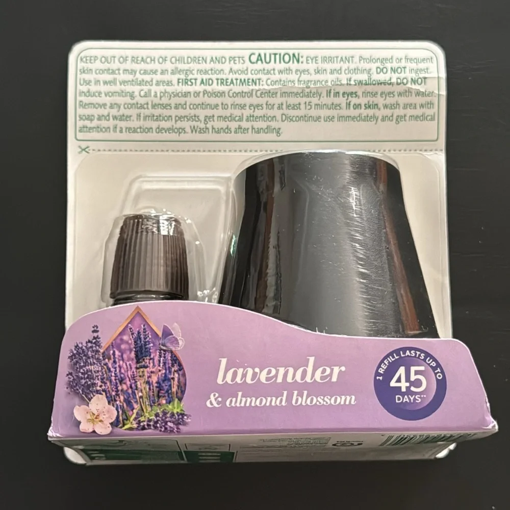 🆕 LAVENDER & ALMOND BLOSSOM Air Wick Essential Mist Diffuser Starter Kit